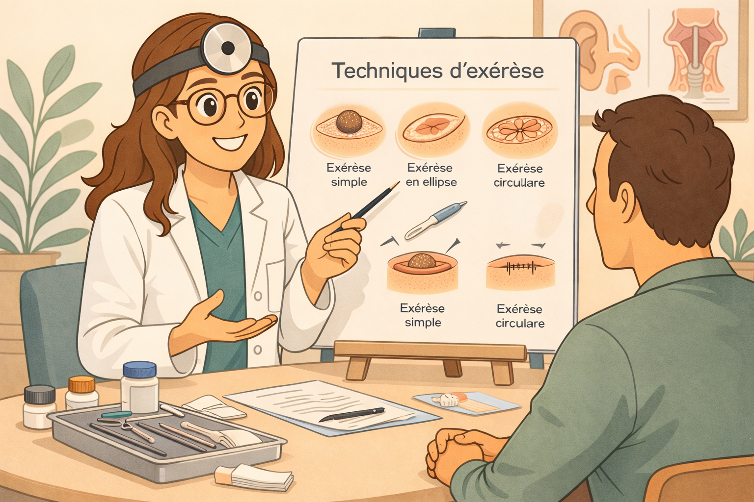 Chirurgie ORL Explication des techniques d'exérèse