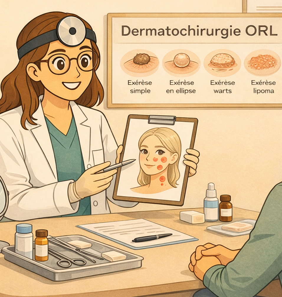 Marie Moniere Dermatochirurgie ORL