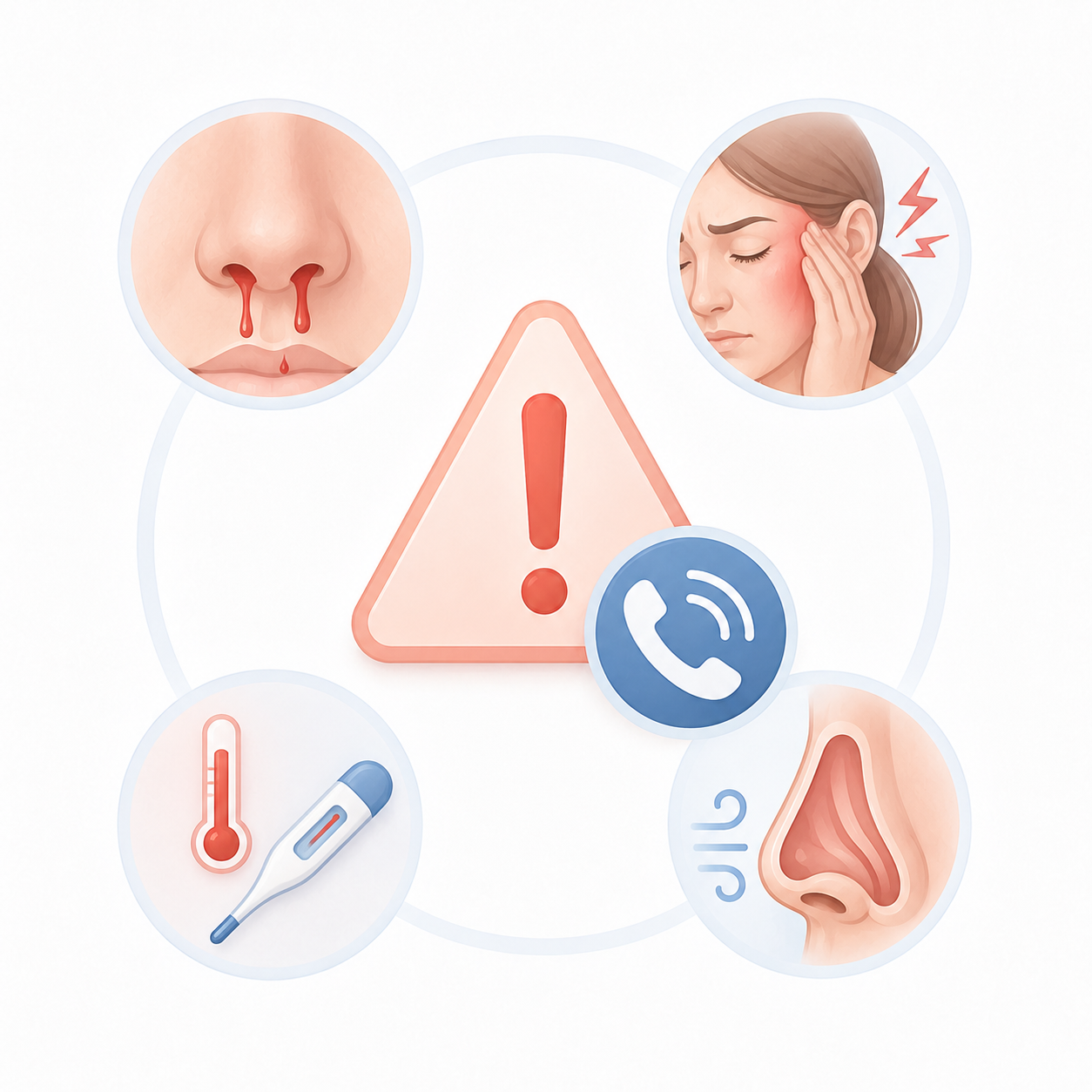 Ce qu’on peut ressentir après une septoplastie Après la chirurgie de la cloison nasale