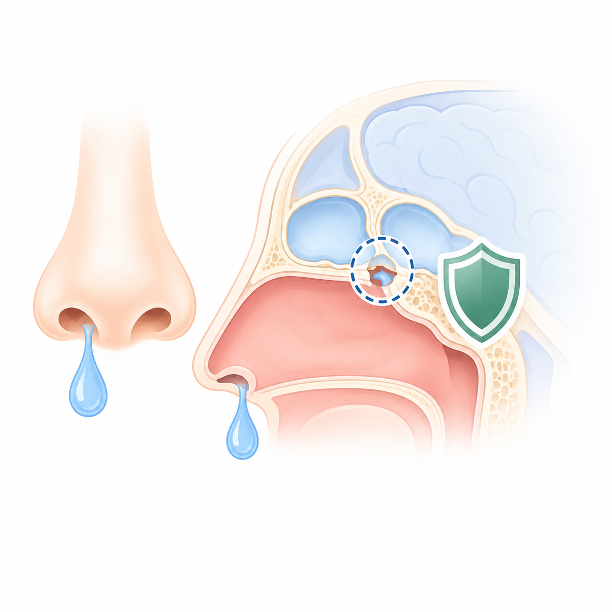 chirurgie Fermeture d'une brèche ostéo-méningée