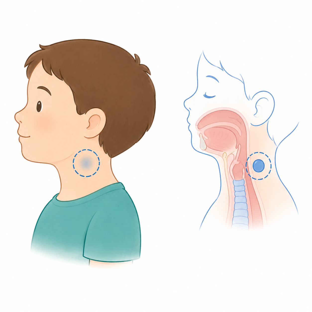 chirurgie enfant kyste ou la fistule de la 2e fente branchiale2