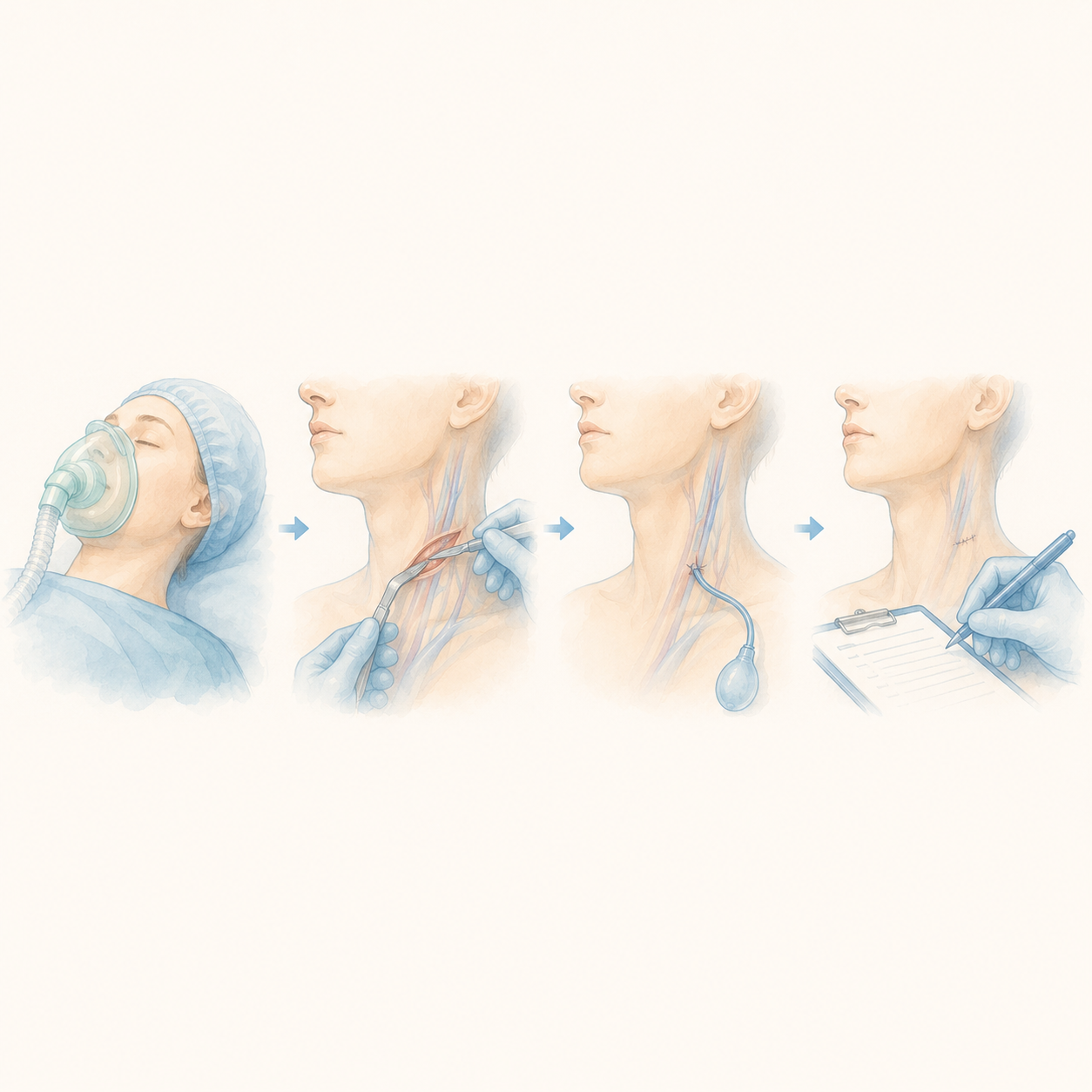 chirurgie orl Cervicotomie chirurgie du cou pour diagnostiquer ou traiter une tumeur6