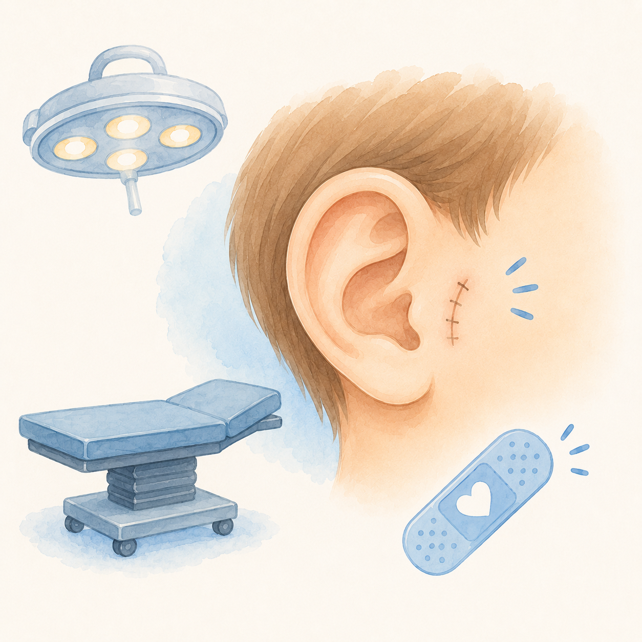 chirurgie pediatrique Fistule préhélicéenne bebe enfant 2